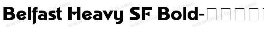 Belfast Heavy SF Bold字体转换
